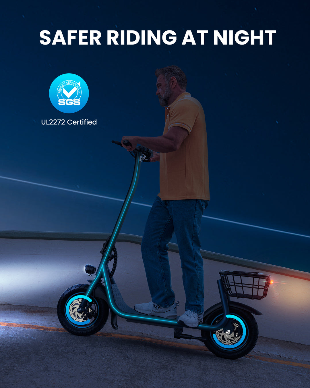 X2 Folding Electric Scooter 550W with 12 Inch Tires without Seat—UL2272