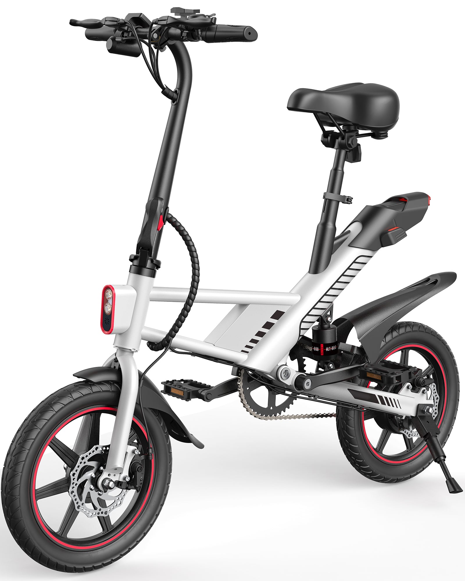 Gyroor C3 14inch folding Electric Bike 450W with 18.6MPH New Version GYROOR