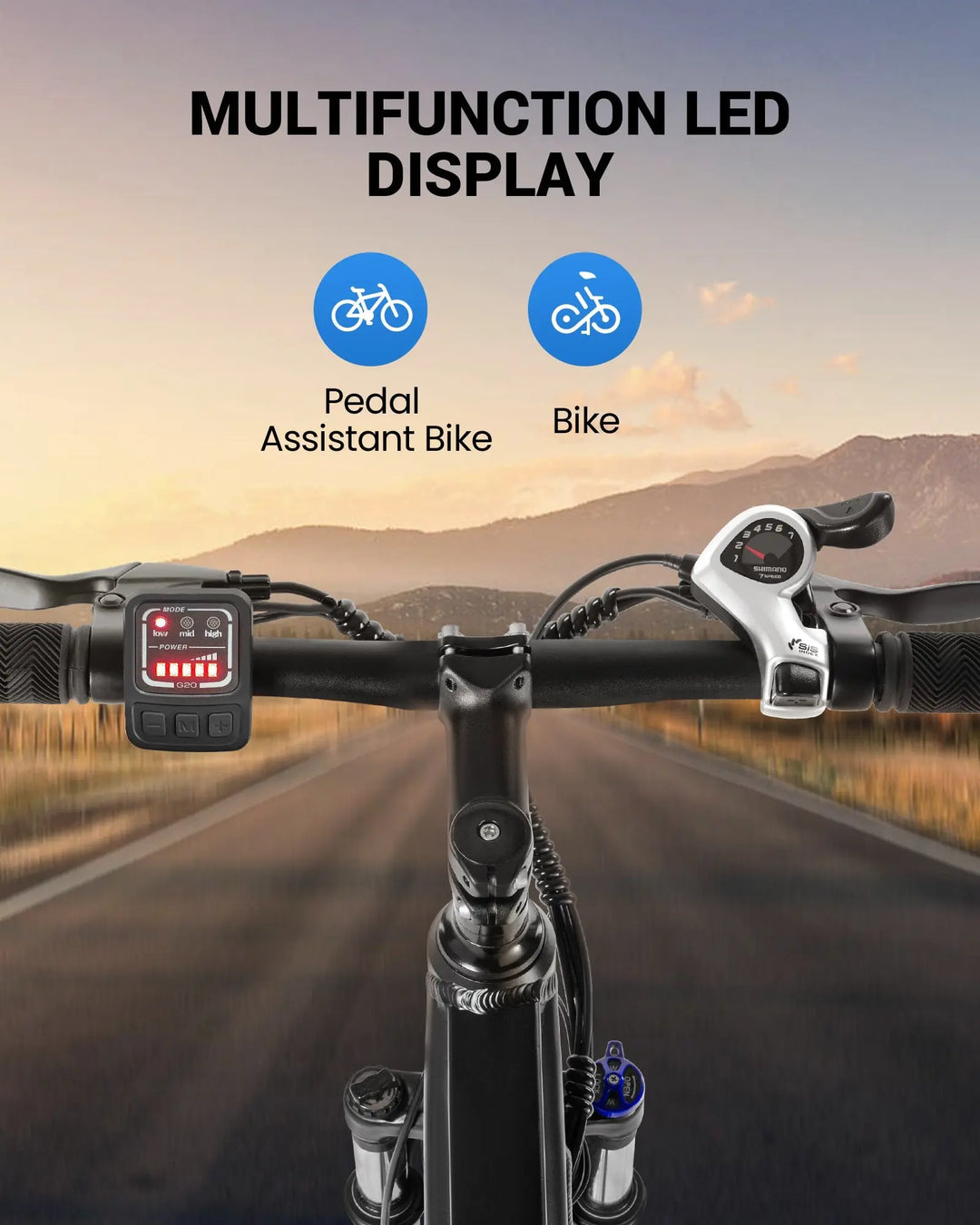 Gyroor EB262 Electric Bike Trail Rider Essentials Kit
