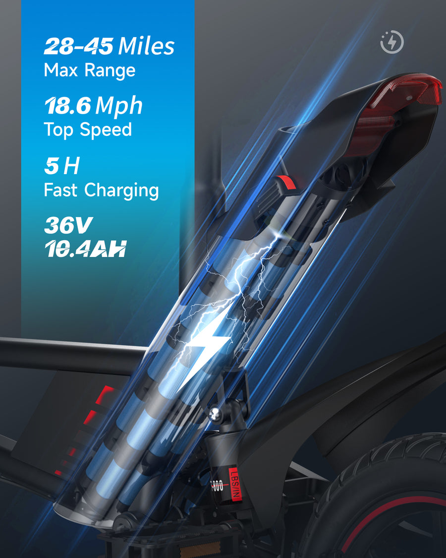 Gyroor C3 14inch folding Electric Bike 450W with 18.6MPH(New Version