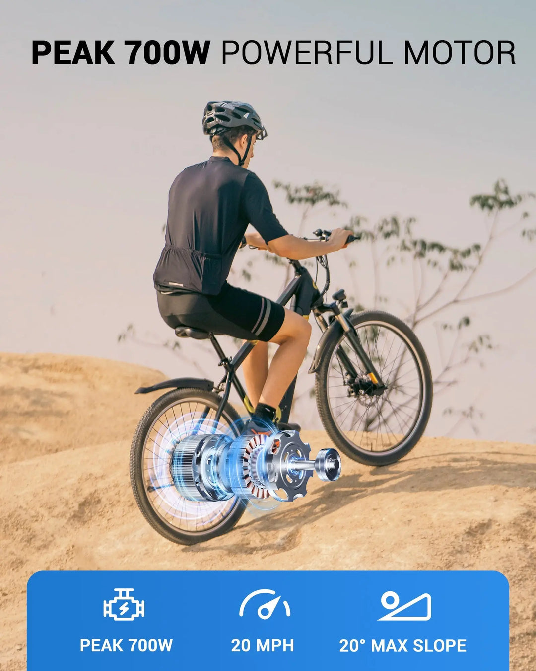 Gyroor EB263 Electric Bike Trail Rider Essentials Kit