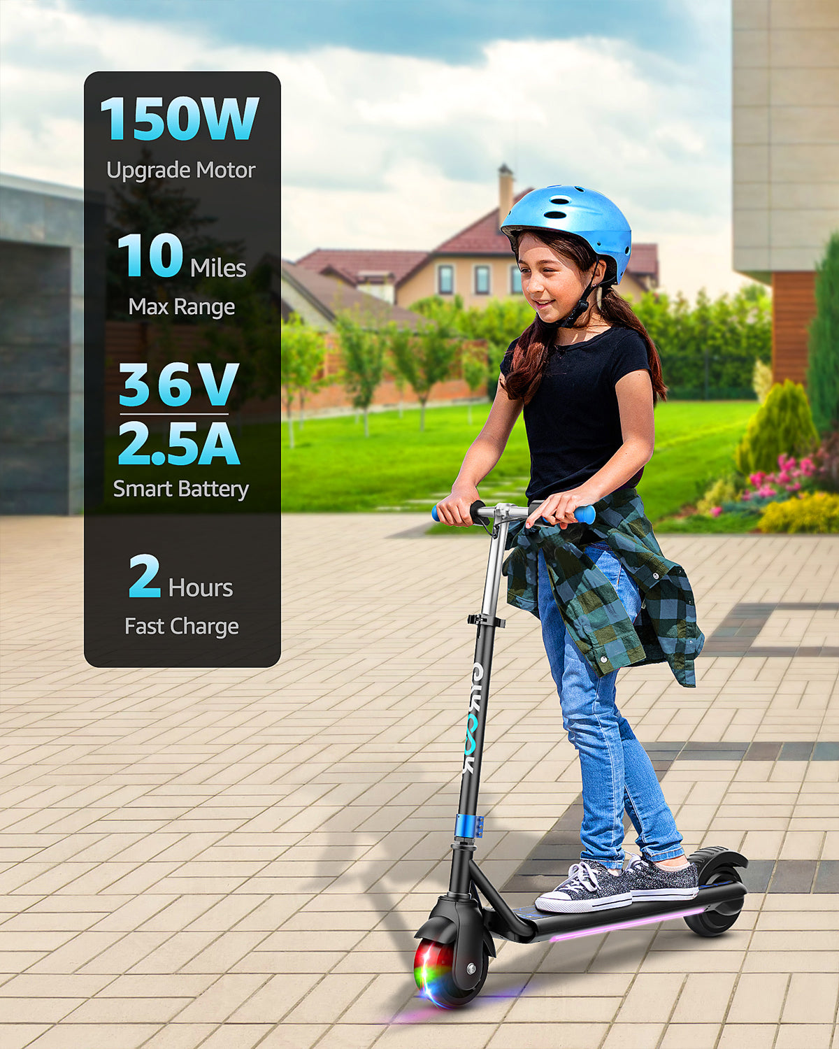 Gyroor H30 Max Kids Electric Scooter With Bluetooth Music Speaker GYROOR gyroor-h30-max-kids-electric-scooter-with-bluetooth-music-speaker-gyroor