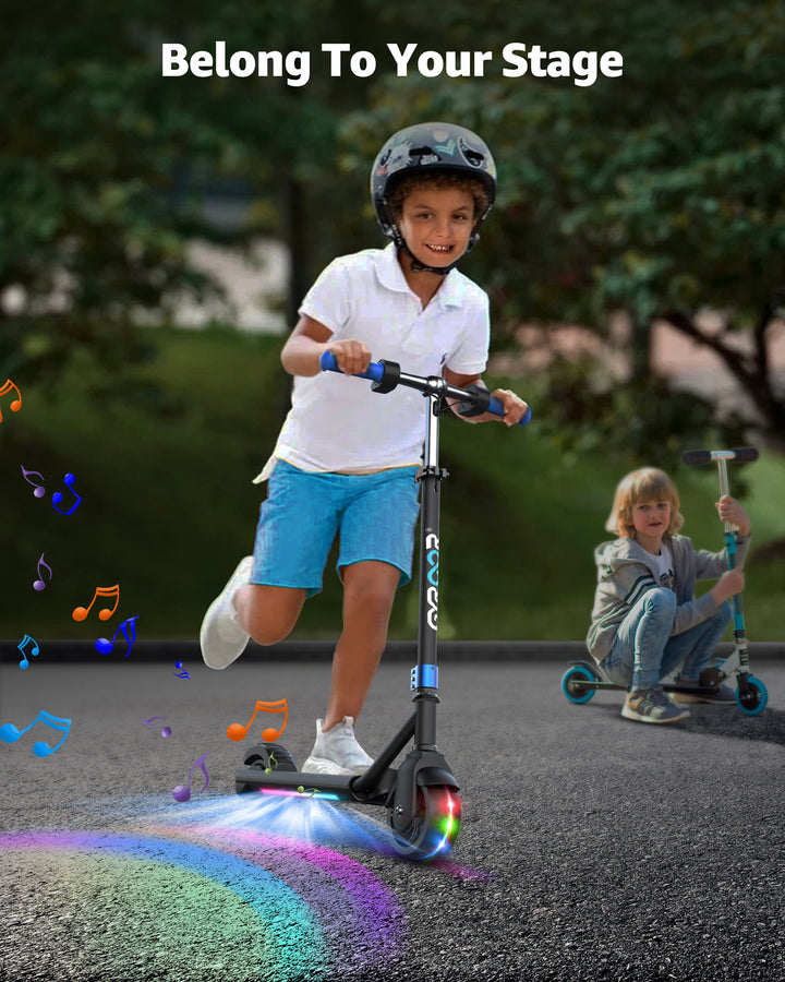 Gyroor H30 Max Kids Electric Scooter With Bluetooth Music Speaker - Gyroor