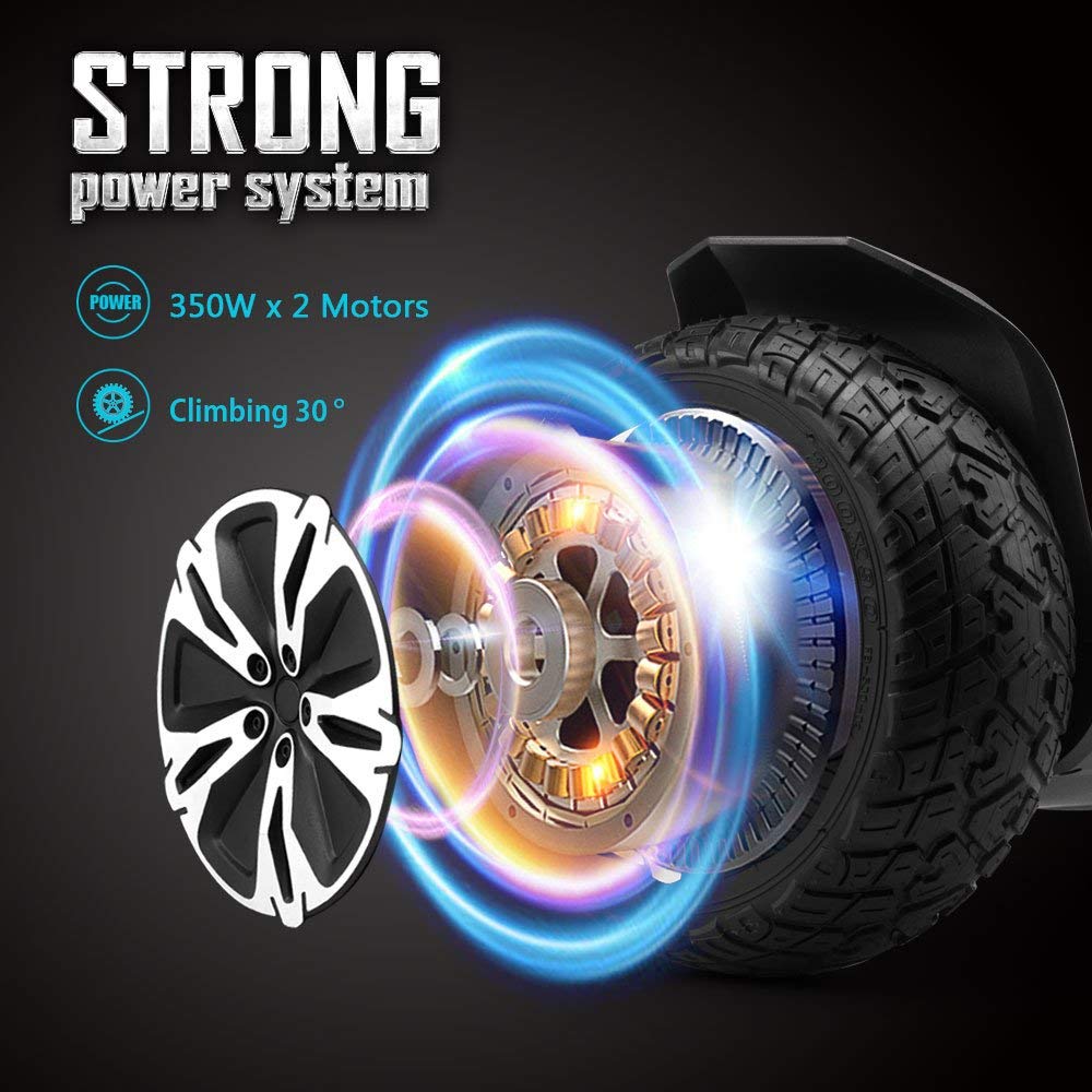 Gyroor Warrior hoverboard off road all terrain max climbing 30 degree