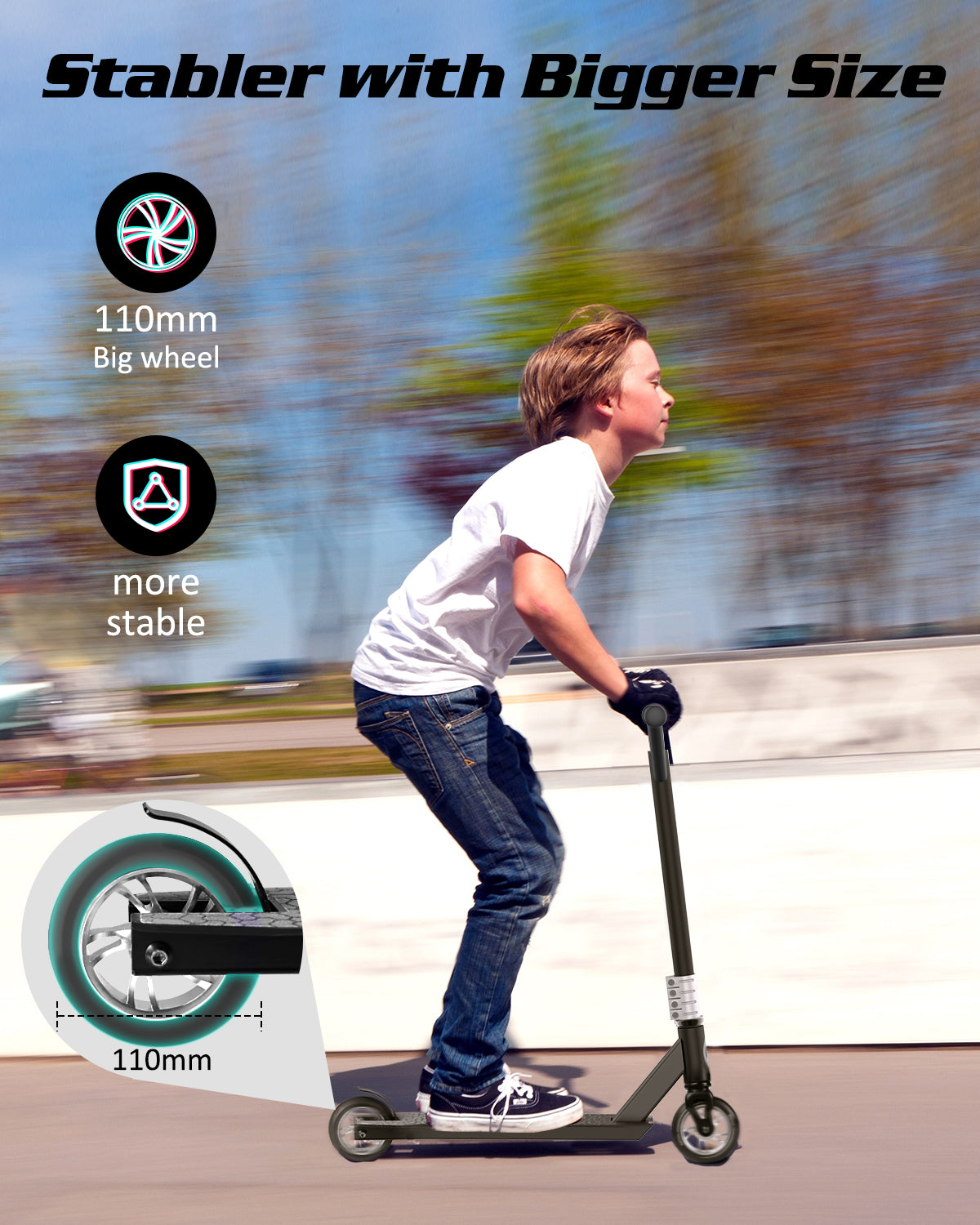 Gyroor Pro Scooter, Trick Scooters for 8 and Up,Teens and A - GYROOR